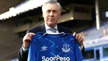 Ancelotti, presentado como nuevo entrenador del Everton.