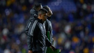 Marco Antonio Ruiz head coach  of Tigres during the game  Tigres UANL vs Monterrey, corresponding to Round 12 of the Torneo Clausura 2023 "Clasico Regio" of the Liga BBVA MX, at Universitario Stadium, on March 18, 2023.
<br><br>
Marco Antonio Ruiz Director Tecnico de Tigres durante el partido  Tigres UANL vs Monterrey, Correspondiente a la Jornada 12 del Torneo Clausura 2023 "Clasico Regio" de la Liga BBVA MX, en el Estadio Universitario, el 18 de Marzo de 2023.