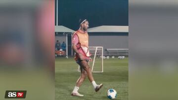 El español tuvo su primera práctica con Monterrey y empezó a adaptarse al fútbol mexicano con gran intensidad.