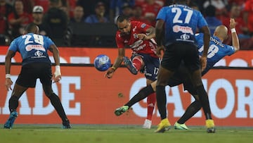 Independiente Medellín y Deportivo Pereira disputaron el primer partido de la final de la Liga BetPlay en el Atanasio Girardot.