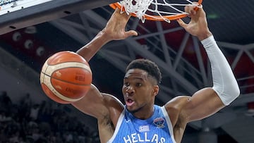 Giannis Antetokounmpo, en el partido contra Georgia.