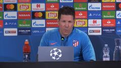 Simeone: "Ojalá Morata haga un partido importante para el equipo"