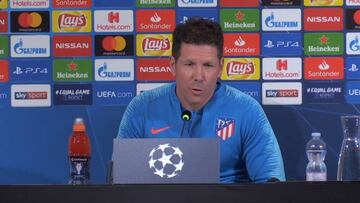 Simeone: "Ojalá Morata haga un partido importante para el equipo"