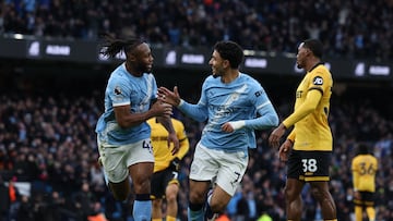 First half goals from Omar Marmoush and Antoine Semenyo gave Pep Guardiola’s team a much-needed win, which keeps the title race bubbling.