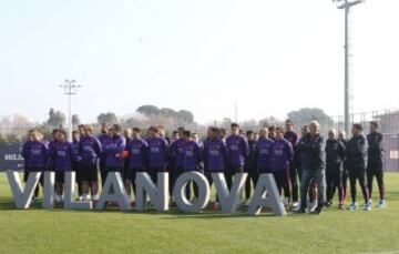 El Barcelona inaugura el 'Campo de entrenamiento Tito Vilanova'