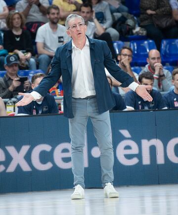 Moncho Fernández, entrenador del Monbus Obradoiro.