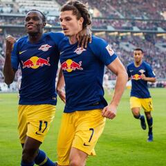 El danés Poulsen consolida al RB Leipzig en la zona 'Champions'