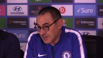 La explicación de Sarri por dejar a Morata fuera del equipo