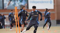 Argentina, casi al completo: Scaloni manda en el primer entrenamiento