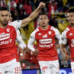 Santa Fe vence a Nacional en intenso juego en El Campín