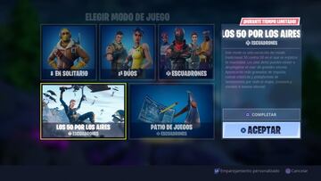 El MTL Los 50 por los aires es un buen modo de juego para completar este desafío