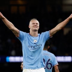 Así se reparten los 35 goles de Haaland para alcanzar un nuevo récord en Premier League