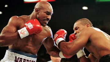 Mike Tyson y Evander Holyfield.