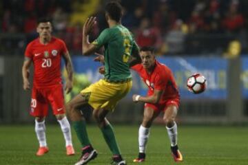 Futbol, Chile v Jamaica.
Partido amistoso 2016.
El jugador de la seleccion chilena Alexis Sanchez controla el balÃ³n durante el partido amistoso contra Jamaica en el estadio Sausalito de ViÃ±a del Mar, Chile.
27/05/2016
Marcelo Hernandez/Photosport**********

Football, Chile v Jamaica.
Chile's player Alexis Sanchez play the ball during the friendly football match against Jamaica at the Sausalito stadium in Vina del Mar, Chile.
27/05/2016
Marcelo Hernandez/Photosport*