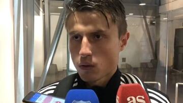 Juan Camilo García en zona mixta