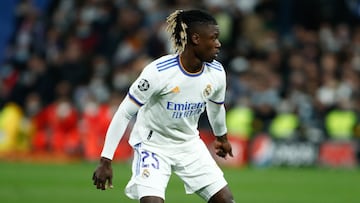 Camavinga, sus ¨ªdolos y los saltos de alegr¨ªa por el Real Madrid