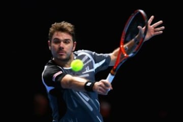 Stanislas Wawrinka venció a Marin Cilic en parciales de 6-3, 4-6, 6-3. El encuentro cerró el Grupo A del Masters de Londres. 