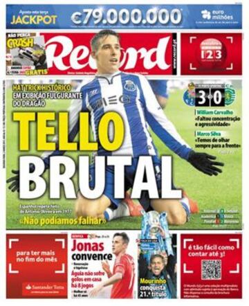 Portadas de la prensa deportiva