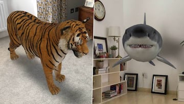 Abre la app de Google, busca &Tibur車n* y ver芍s que pasa: Animales 3D de Google