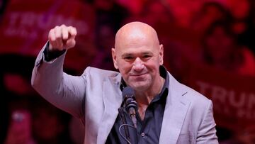 The UFC chief appeared on the Him and Her Show Podcast and tried to distance himself from politics.