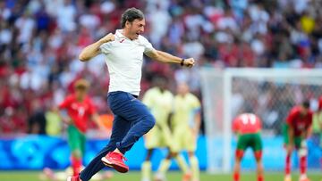 Santi Denia: “Me he alegrado por todos de conseguir la victoria”