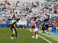 Duk, en el Leganés-Albacete.