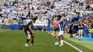 Duk, en el Leganés-Albacete.