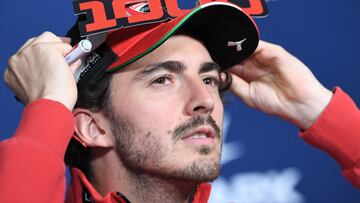 Bagnaia, durante el GP de Francia de MotoGP.