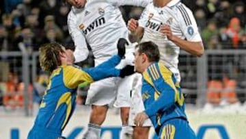 <b>CENTRAL DE GARANTÍAS. </b>Ramos firmó un partido notable ante el BATE Borisov en Minsk.