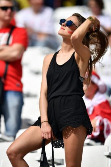 The beautiful game spills into the stands of the Euro 2016 venues