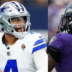 Lamar Jackson y Dak Prescott se enfrentan por primera vez
