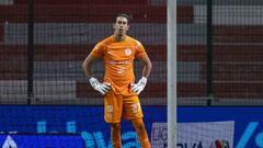 Oscar Jimenez of America during the game America vs Necaxa, corresponding to Group A of the Sky Cup 2022, at Nemesio Diez Stadium, on December 15, 2022.

<br><br>

Oscar Jimenez de America durante el partido America vs Necaxa, correspondiente al Grupo A de la Copa Sky 2022, en el Estadio Nemesio Diez, el 15 de Diciembre de 2022.