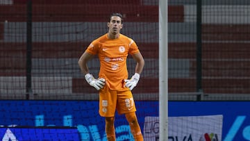 Oscar Jiménez durante un partido del América.