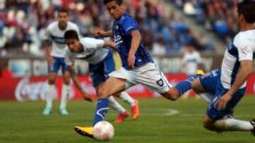 Andr&eacute;s Vilches ha convertido goles por Huachipato en el Torneo de Apertura y tambi&eacute;n marc&oacute; en la Sudamericana. 