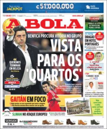 Portadas de la prensa mundial