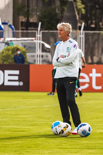 La Selección Femenina de Brasil sigue trabajando con miras a la final de la Copa América ante Colombia. El partido será este sábado en el Alfonso López.