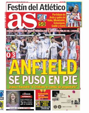 Las portadas de AS de octubre