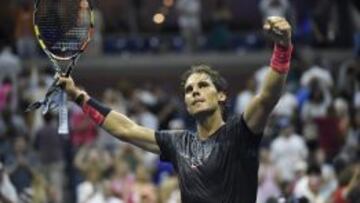 Rafael Nadal tras ganar ante Borna Coric.