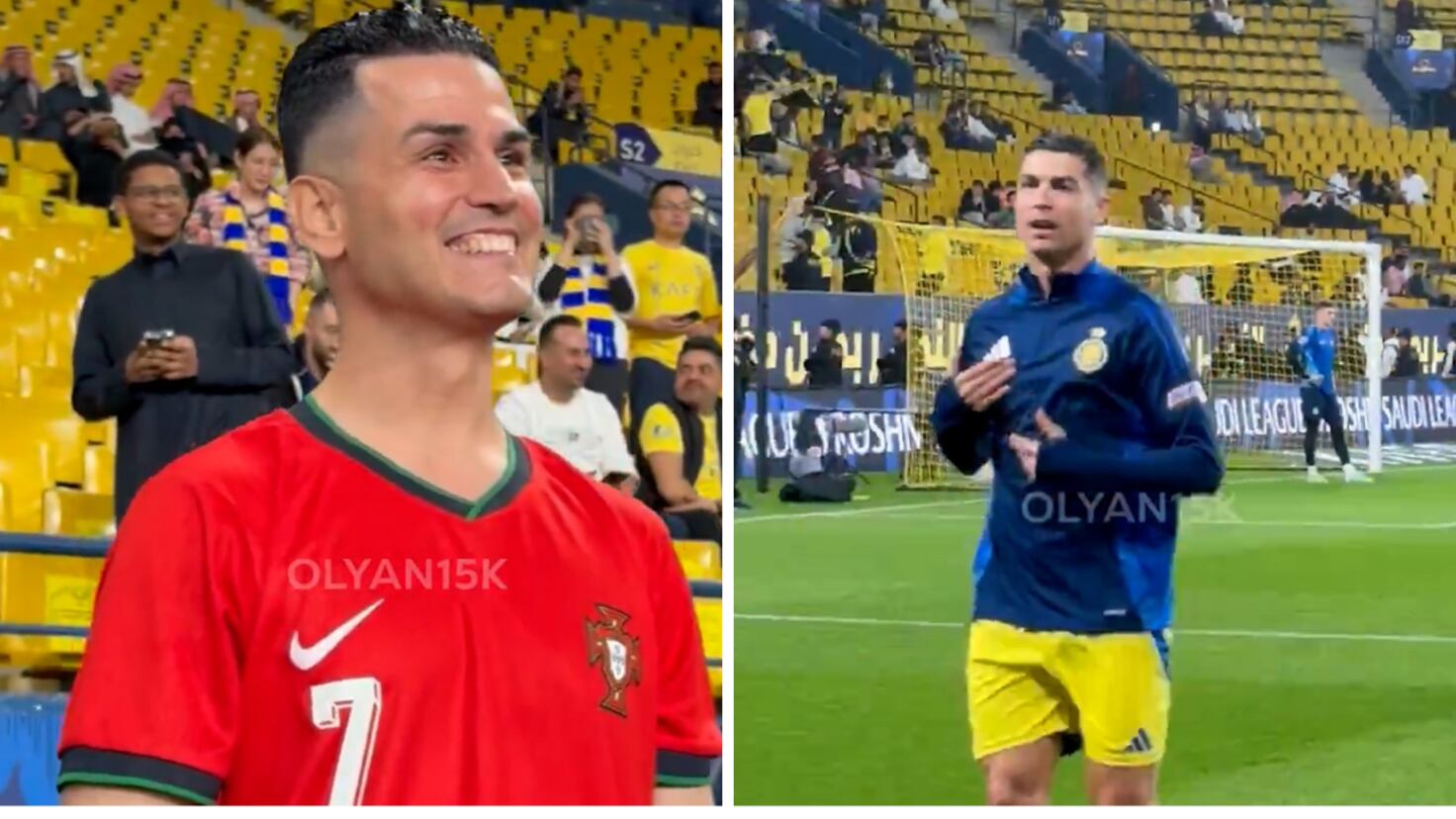 Ronaldo nói điều khó tin với fan giống hệt mình 1 Cristiano Ronaldo Confronts His Lookalike: 'You're Too Ugly!'