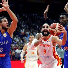 Ricky Rubio, sobre los árbitros: "Siguiente pregunta"