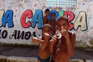 Fútbol en las calles de Olinda