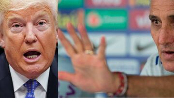 Trump cuestiona a Brasil y Tite responde: "Tenemos 5 Mundiales"