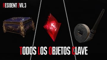 Gu&iacute;a Resident Evil 3 Remake: todos los objetos clave, y d&oacute;nde y c&oacute;mo usarlos