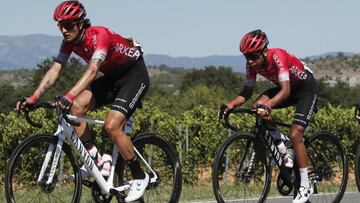 Winner Anacona y Nairo Quintana