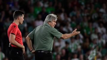 Pellegrini, durante un partido.