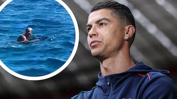 Una mujer está en su barco en Mallorca y de repente aparece Cristiano: la escena es surrealista