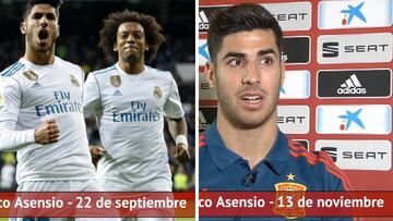 Asensio, hace 53 d¨ªas: "Ponedme las piedras que quer¨¢is, para eso estoy"