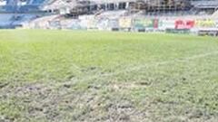 Temor por el mal estado del césped