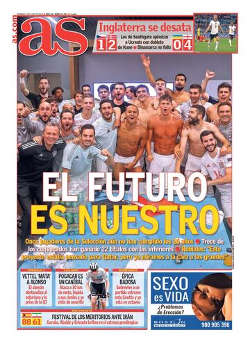 Las portadas de AS de julio