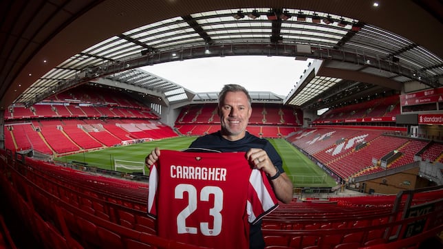 Carragher, ídolo del Liverpool, One Club Man 2025 concedido por el Athletic